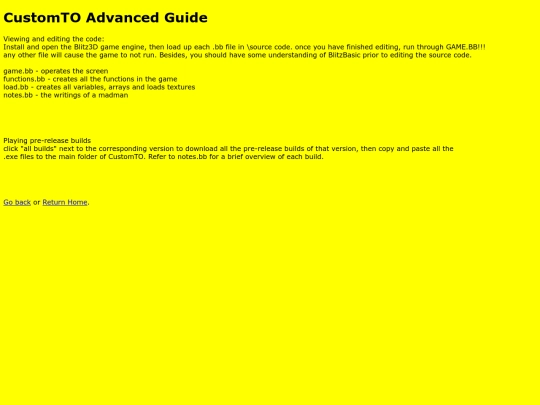 customtohelp screenshot