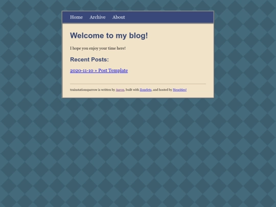 blog screenshot