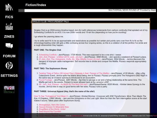 fiction screenshot