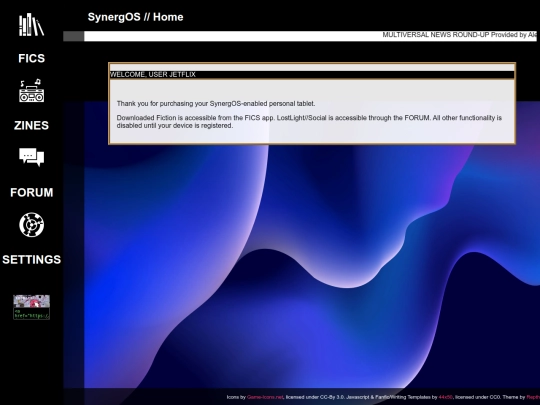 index screenshot