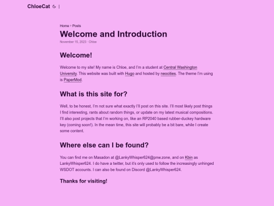 posts/welcome screenshot