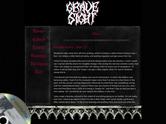 blog screenshot
