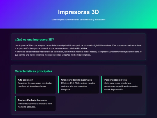 3Dimpresoras screenshot