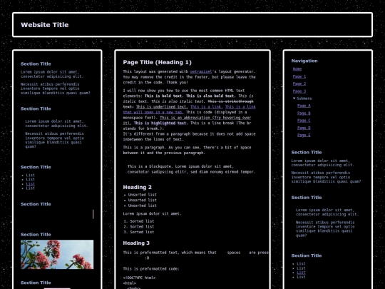 index screenshot