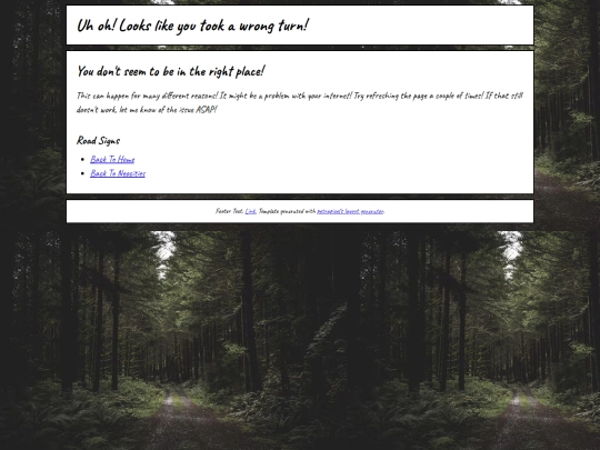 not_found screenshot