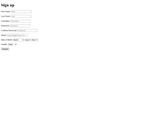 register screenshot