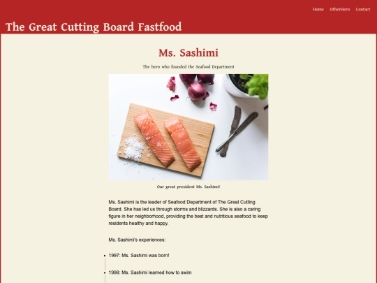 works/04-the-great-cutting-board-tribute/tribute-page screenshot