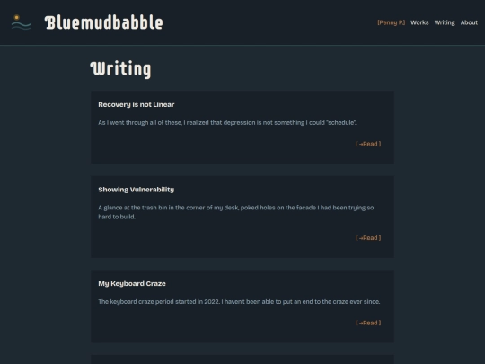 writing-page screenshot