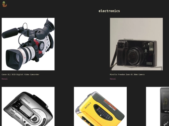 home_subs/collections/electronics screenshot