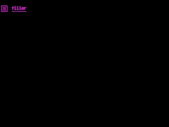 menu screenshot