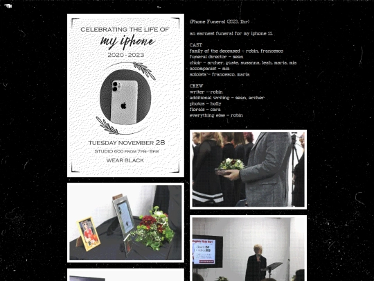 iphonefuneral screenshot