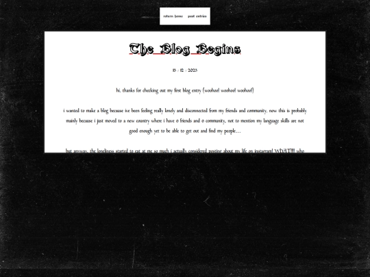 theblogbegins screenshot