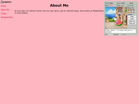 aboutme screenshot