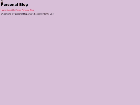 personalblog screenshot