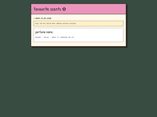 scents screenshot