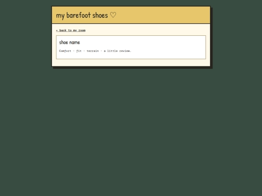 shoes screenshot