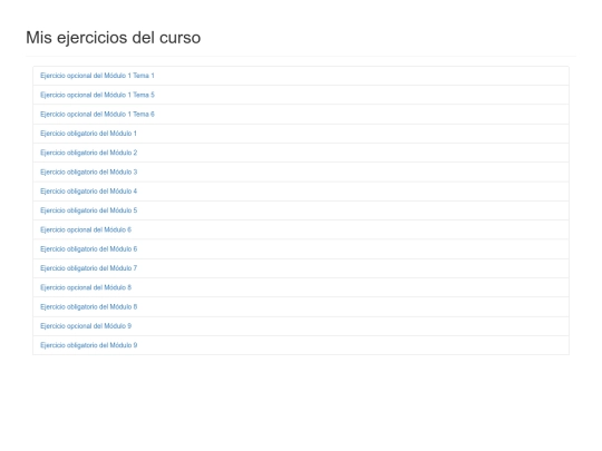Ejercicios screenshot