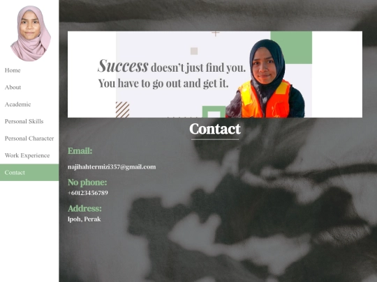 contact screenshot
