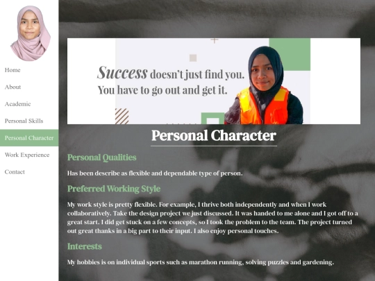 personalcharacter screenshot