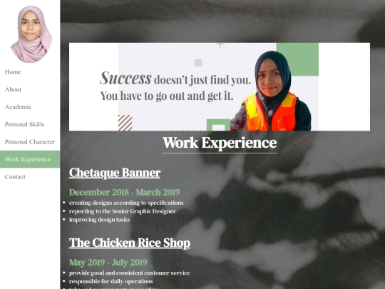 workexperience screenshot
