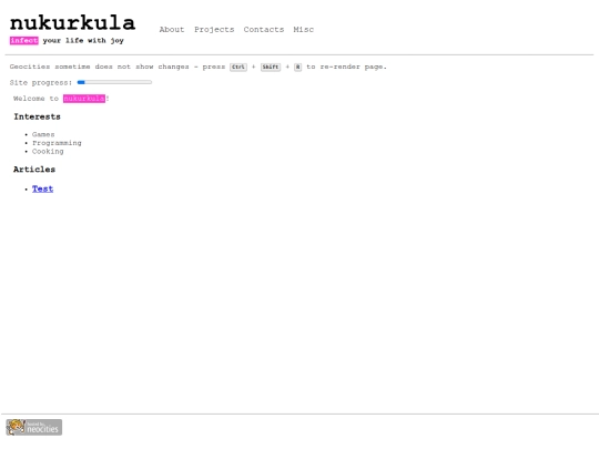 index screenshot