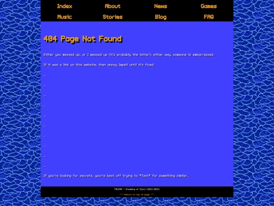 not_found screenshot
