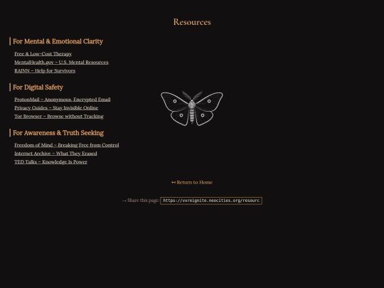resources screenshot