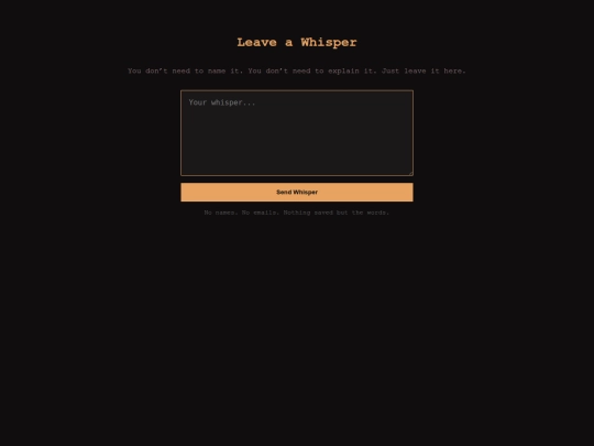 whisper screenshot