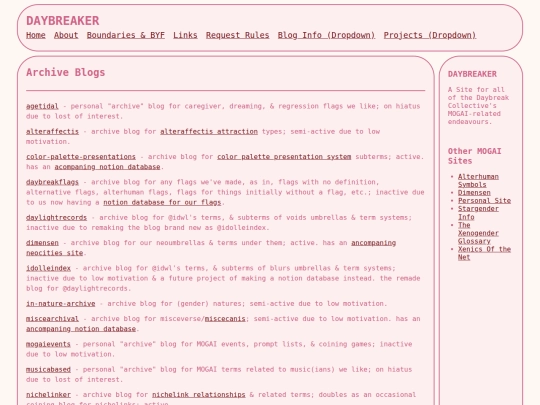 archives screenshot