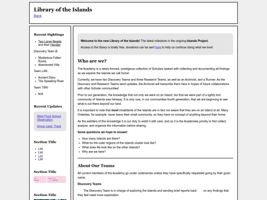Islands_wiki/IslandsHome screenshot