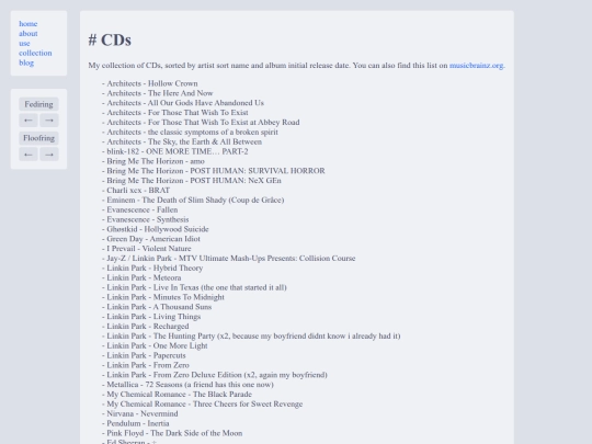 collection/cds screenshot