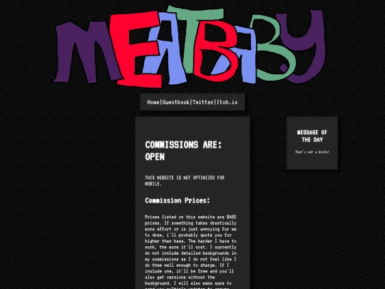 comissions screenshot