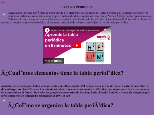 La tabla periodica screenshot