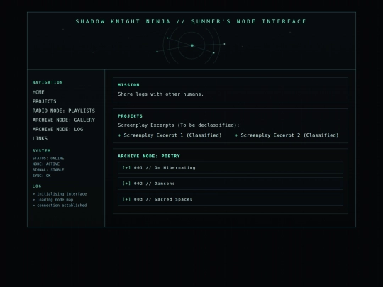 projects screenshot
