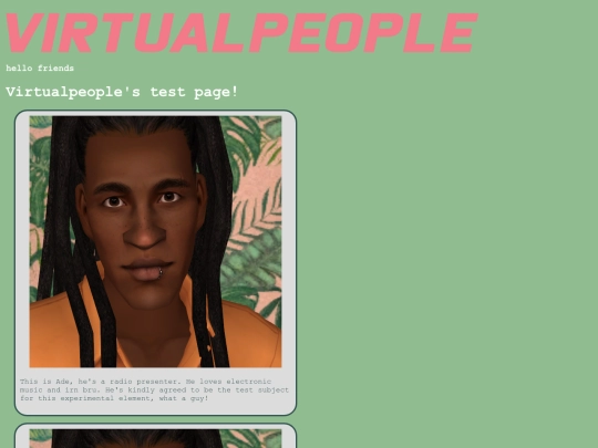 test screenshot