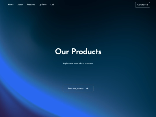 products screenshot