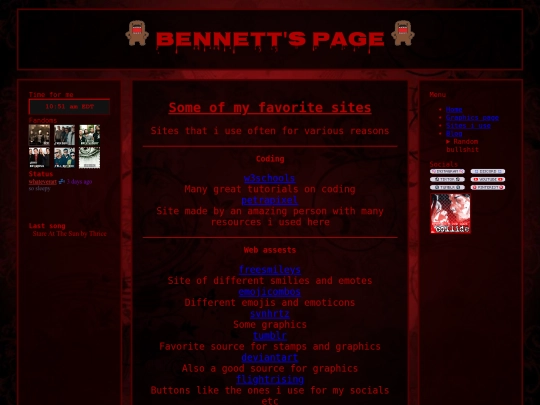 Sites screenshot