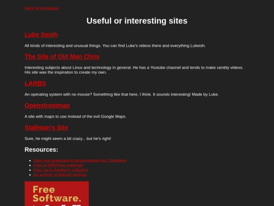 en/list screenshot