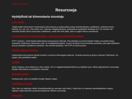 resurssit screenshot