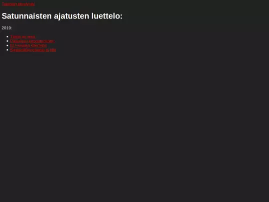 sisalto screenshot