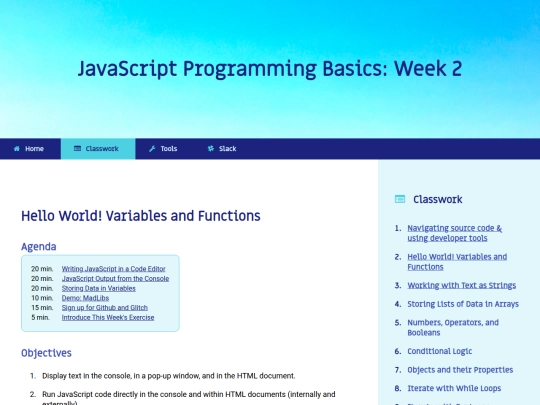 javascript/week2 screenshot