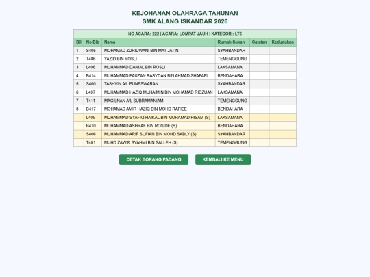 startlist_222 screenshot