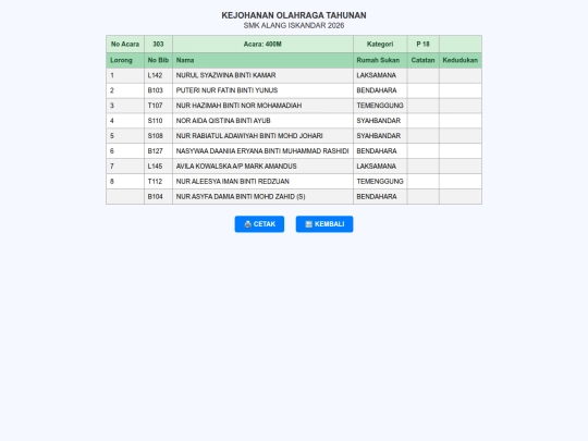 startlist_303 screenshot