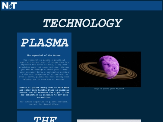 NTtechnology screenshot