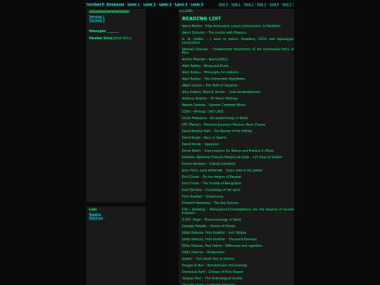 readinglist screenshot