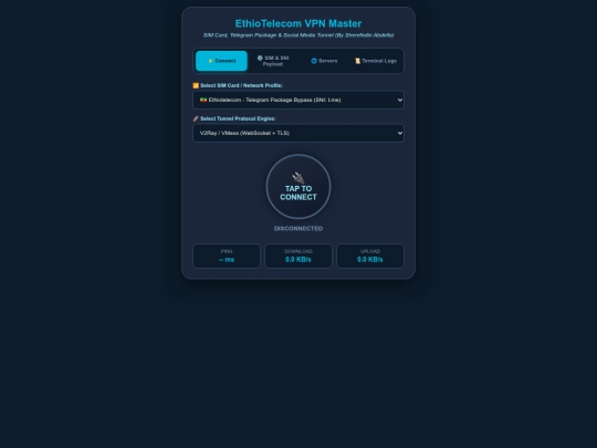 Ethio_Telecom_VPN_Connect_v1 screenshot