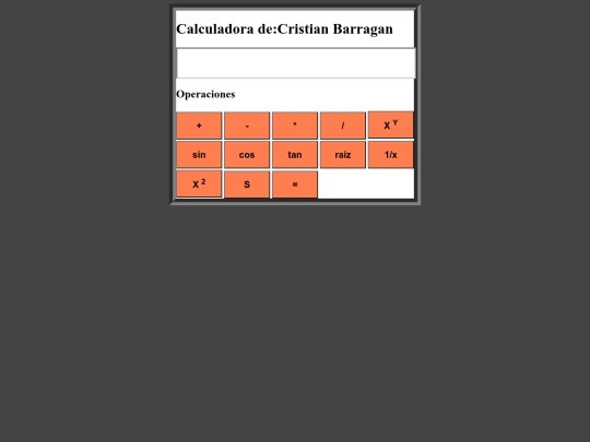 Calculadora screenshot