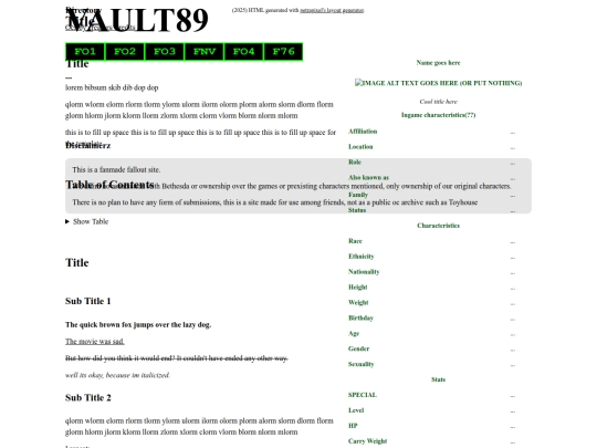 fo1/f01testtemplate screenshot