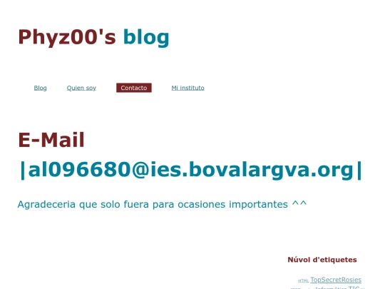 Paginas/Contacto screenshot