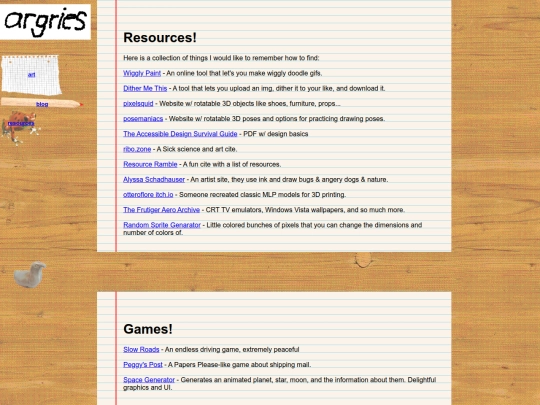 resources screenshot